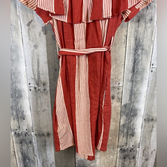 NWT Faithful The Brand Amalfi Dress in Picnic Stripe Pint Size Small. - Picture 7 of 16